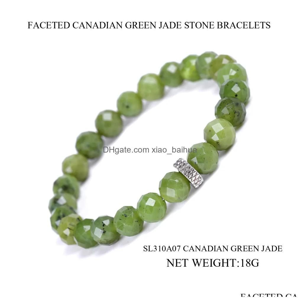 Sl310A07 Canadá Jade Cut Stone Et