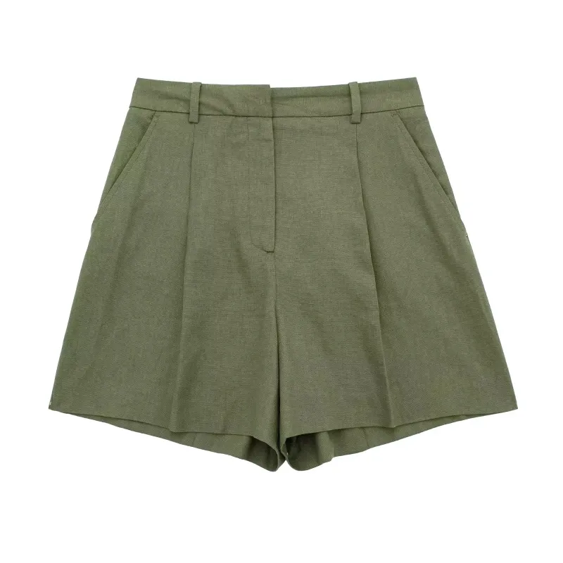 Army green shorts