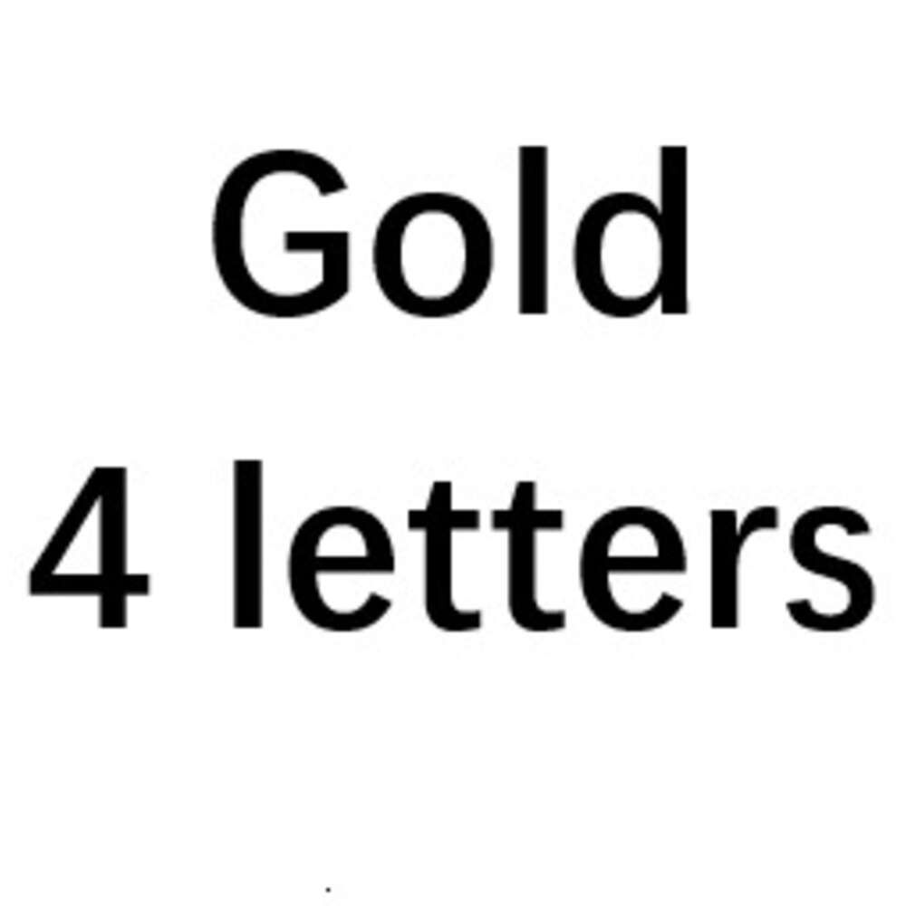 Gold-4letters-custom peut choisir le