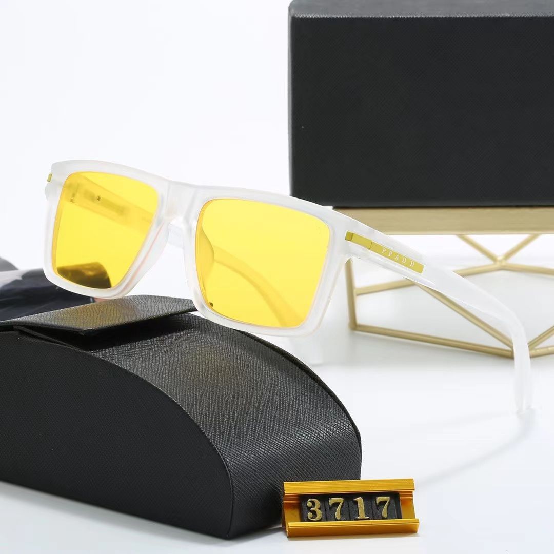 White framed yellow lenses