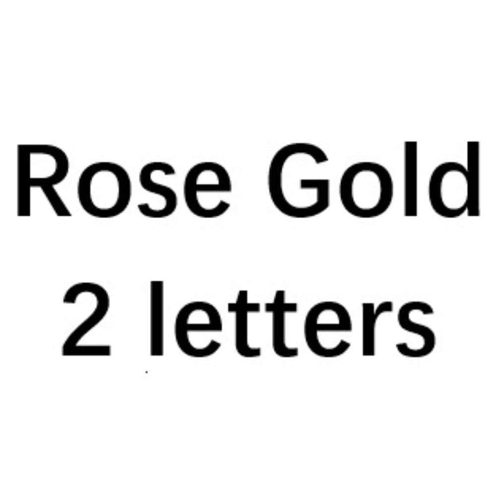 Rose gold-2letters-custom peut choisir le