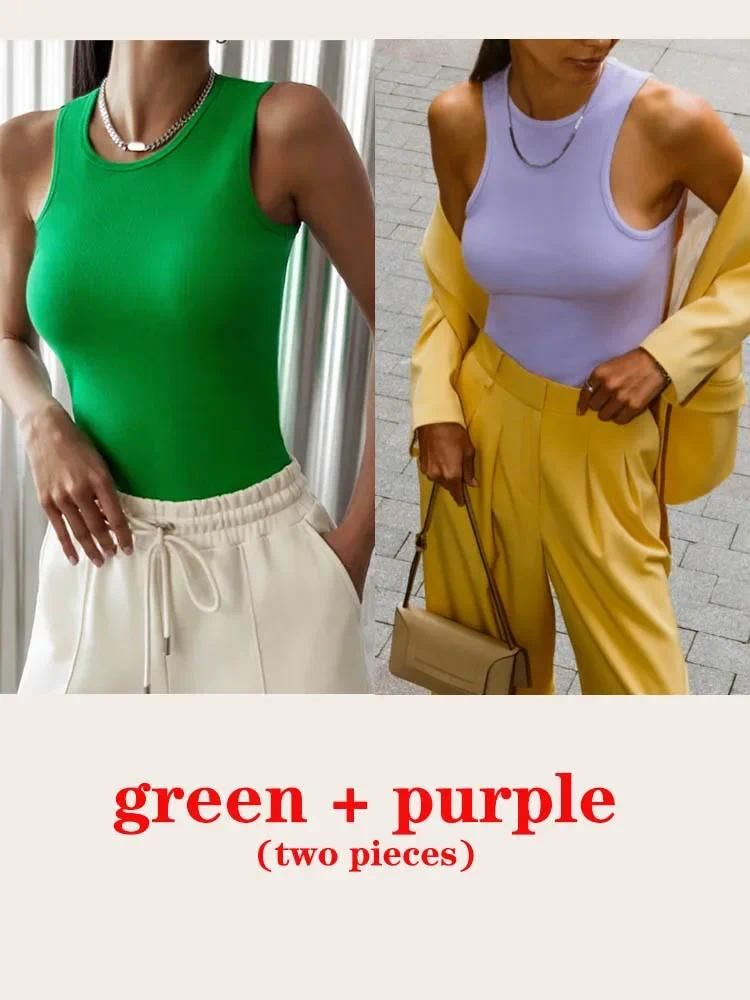 Green and purple