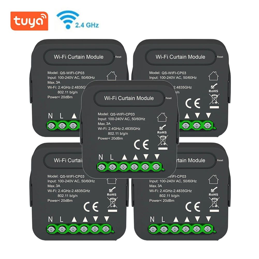 Couleur:Noir WiFi 5 pièces