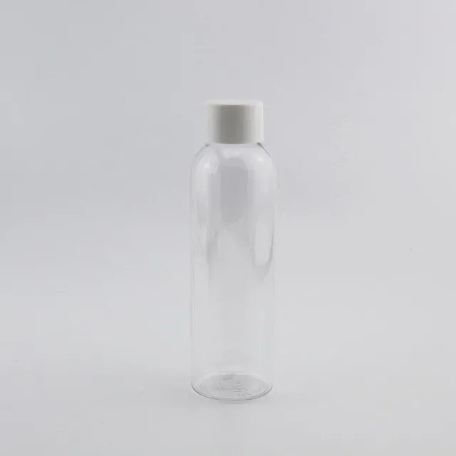 120ml plastic clear bottle white