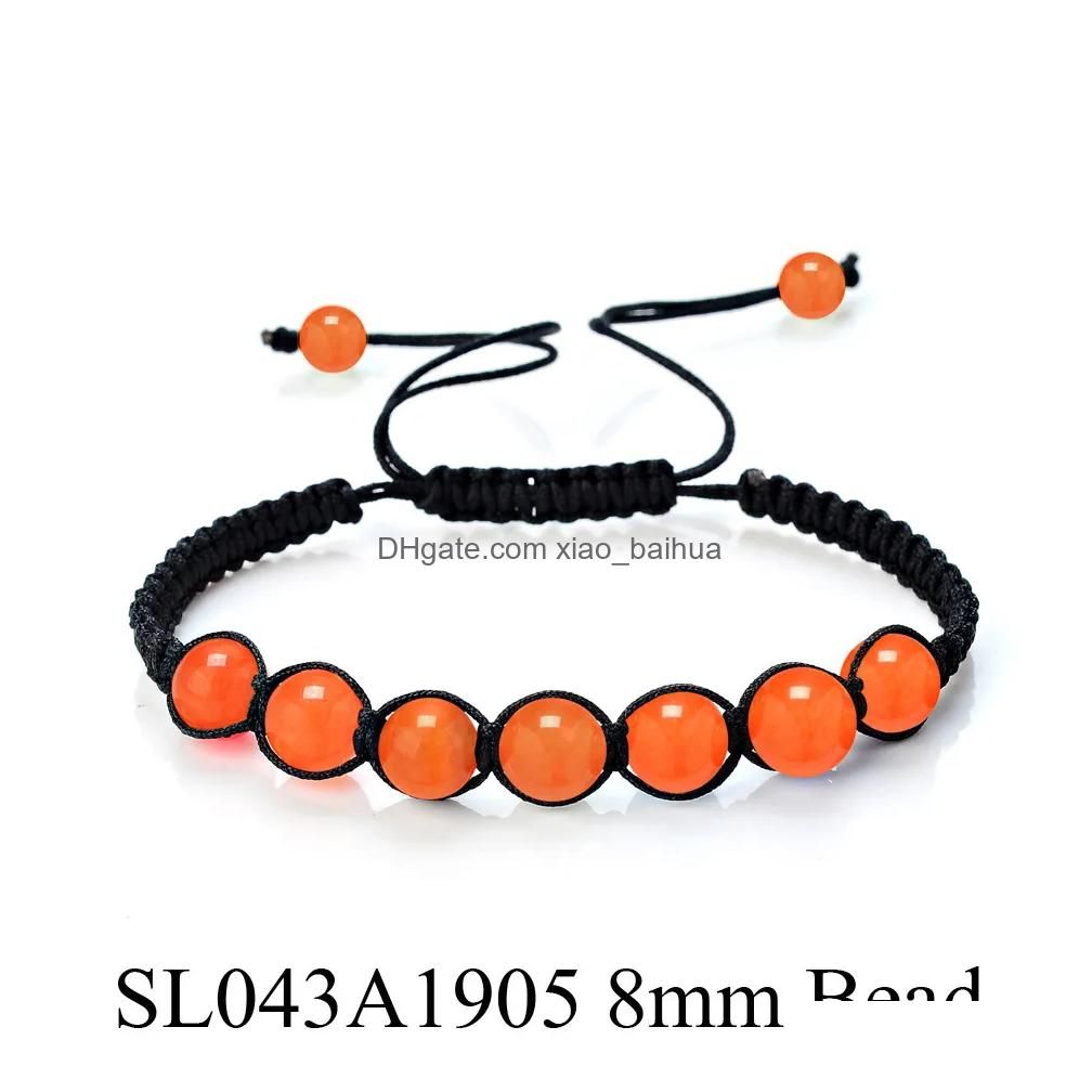 Sl043A1905 8Mm Orange Stone Monochrome 7