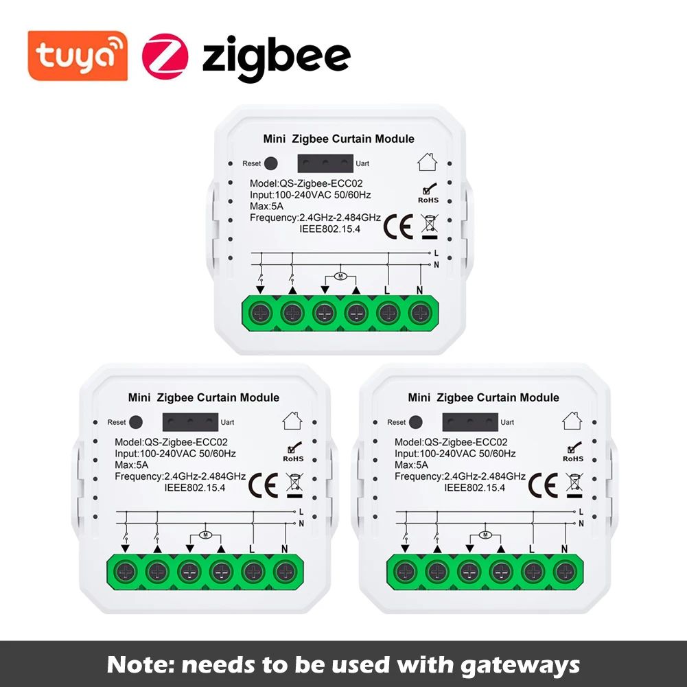 Couleur:Zigbee blanc 3 pièces