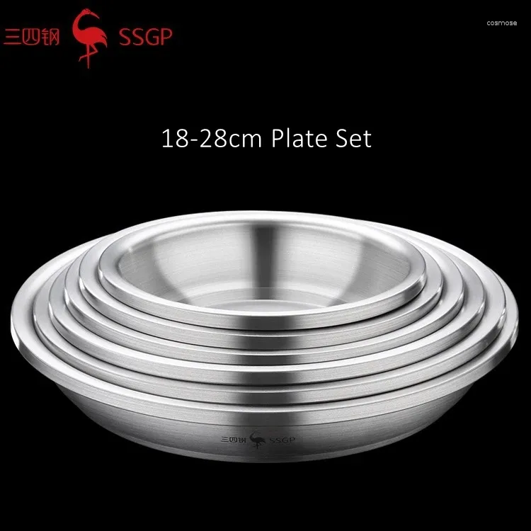 6 Pcs Plate Set