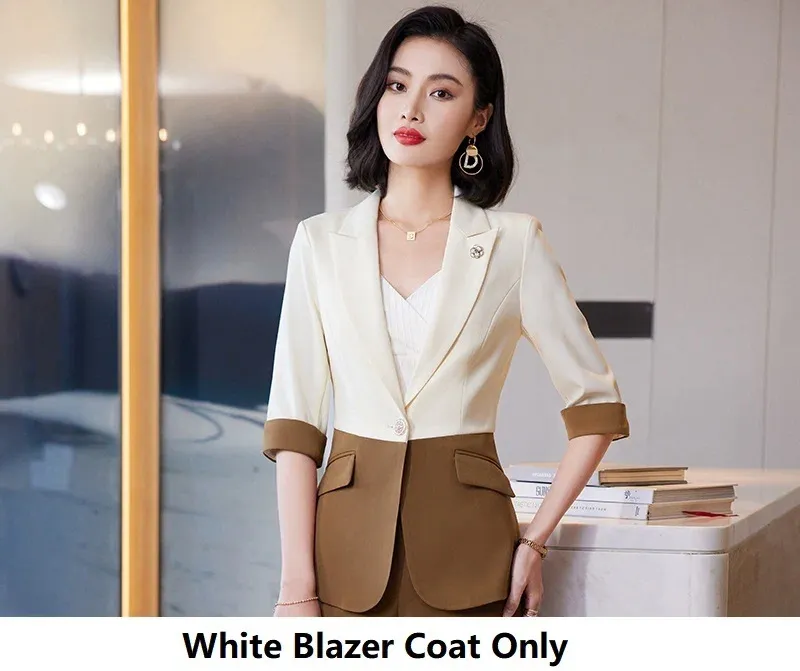 White Blazer Coat