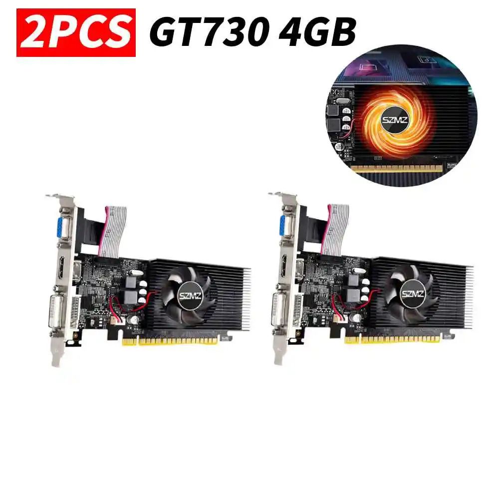 2pcs GT730 4GB