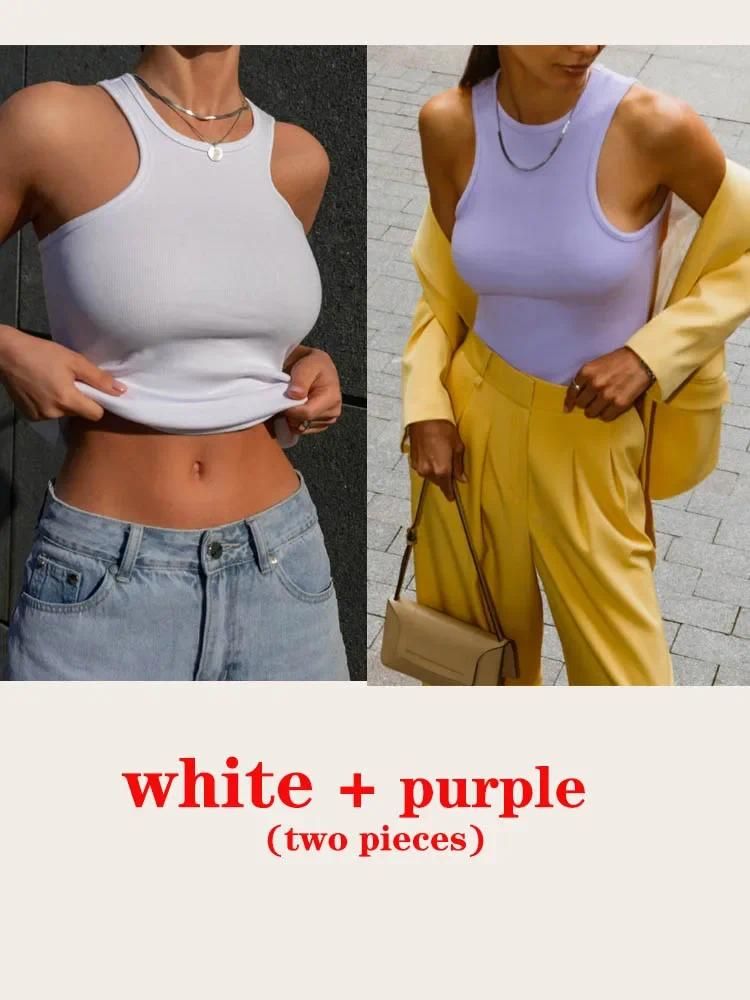 White and purple