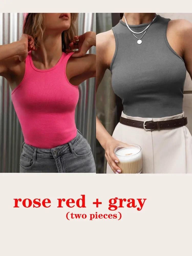 Rose red and gray
