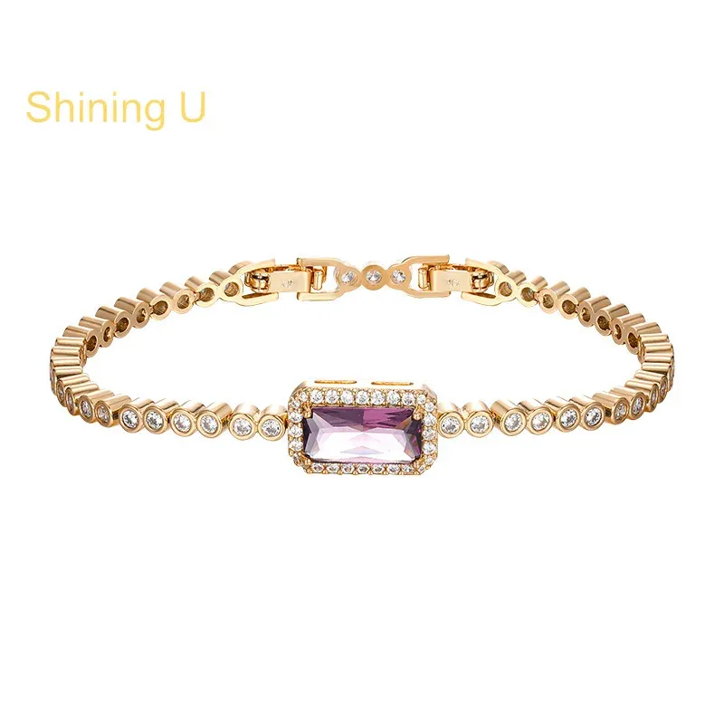 19cm 18K Gold Purple