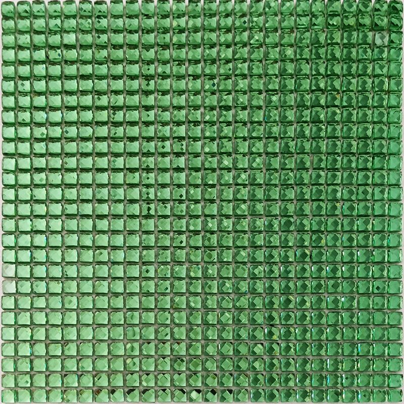 Verde 1cm cucito 13 lati 300X300X4mm