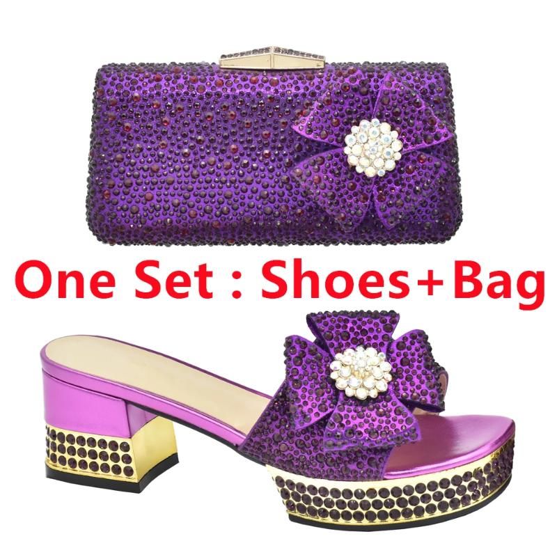 Purple Shoes and Bag