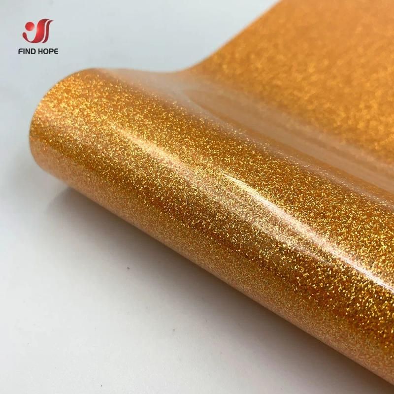 30 cm x 25 cm Glitter orange