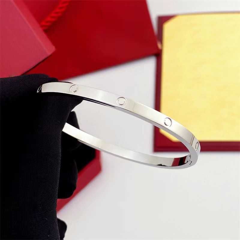 4mm Kajia Bracelet Full Nail Silver