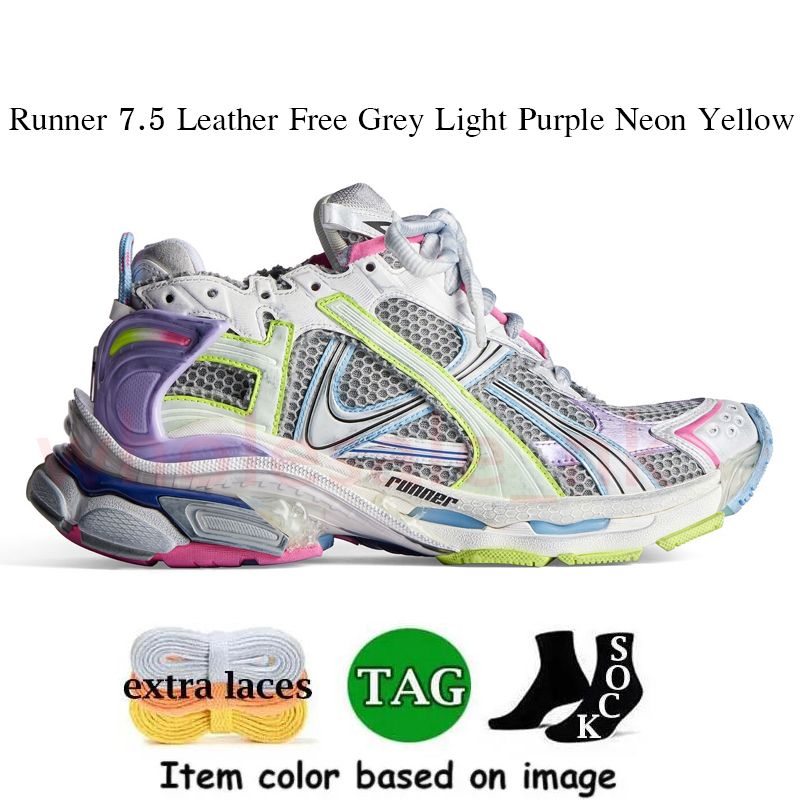 B5 35-46 Runner 7.5 Leather Free Grey Li