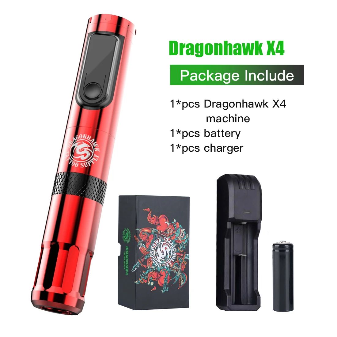 Dragonhawk X4-Rood