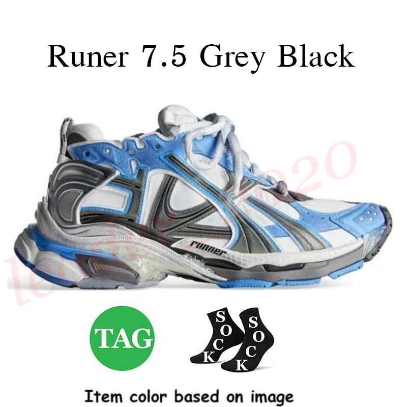 A7 35-46 Runer 7.5 Grey Black