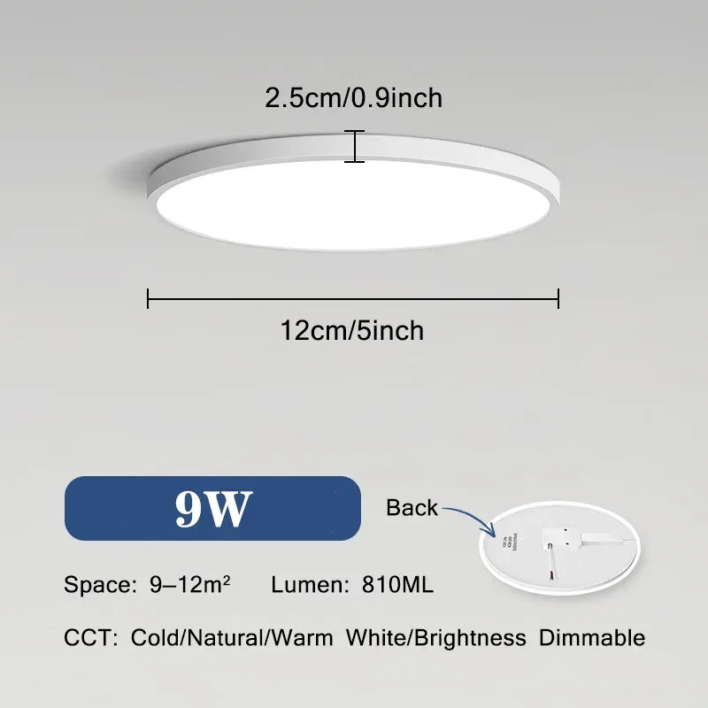 Blanc Chaud Modèle C 9W