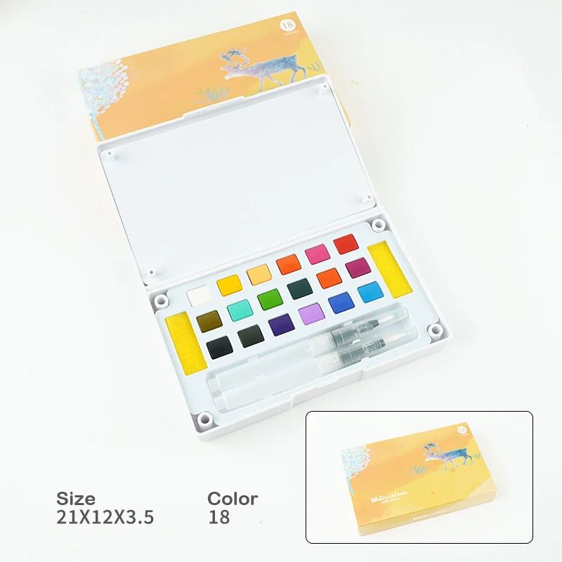 Color:white box 18colors