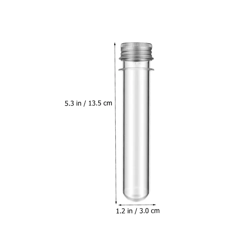 Transparenter 45-ml-Kunststoff