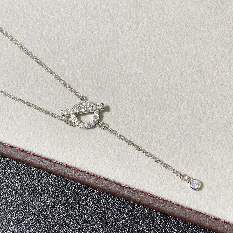 Platinum Little Q Necklace Tassel Style