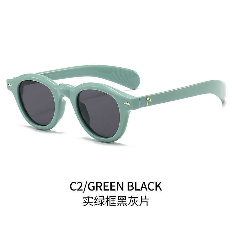 Solid Green Frame with Black Gray