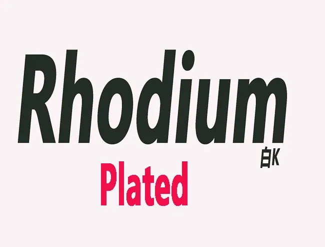 Rhodium placcato