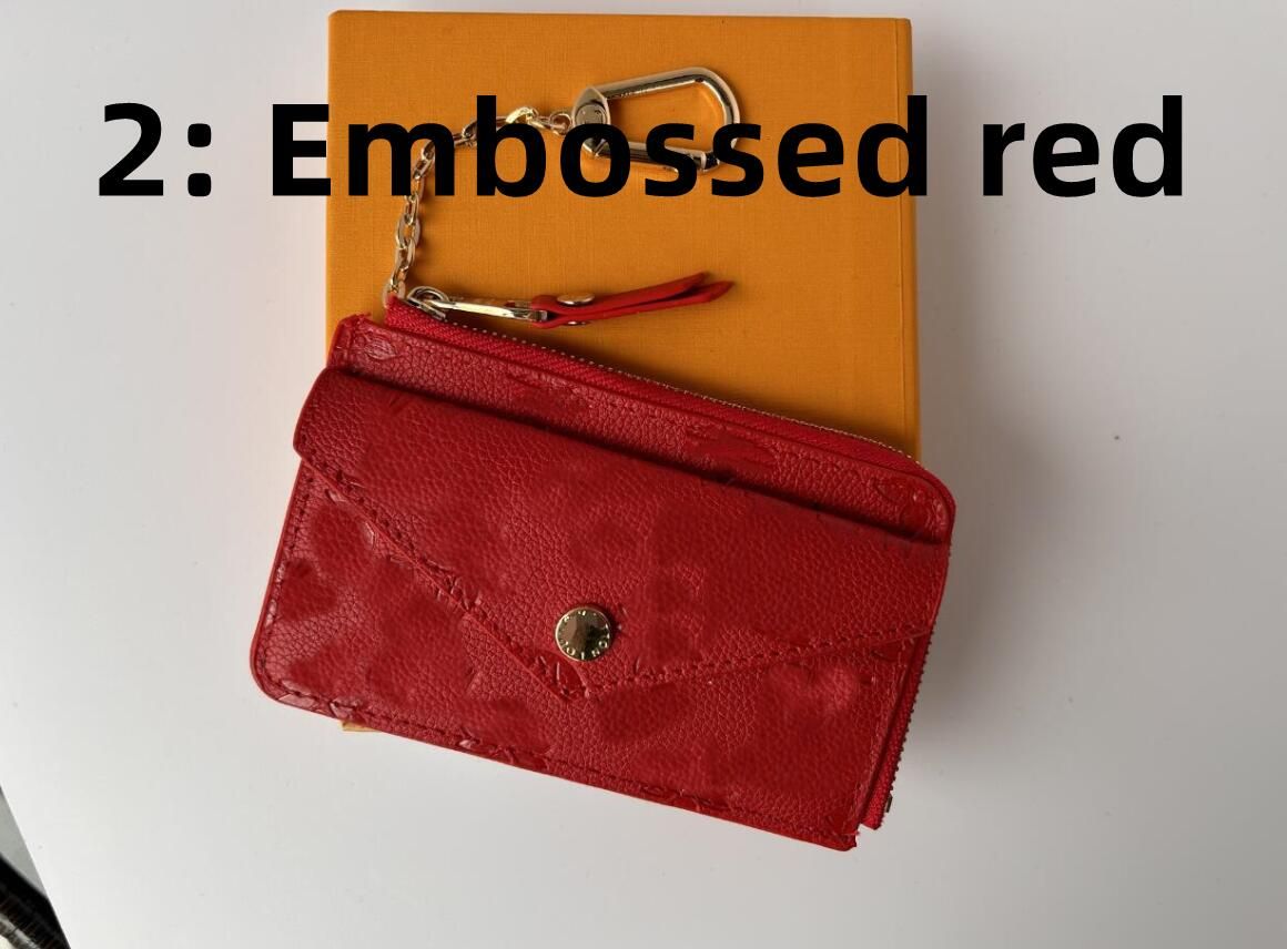 Embossed red