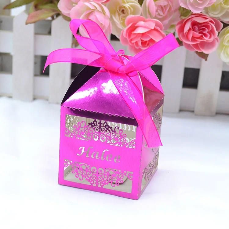 6x6x9,5cm Metallic felroze