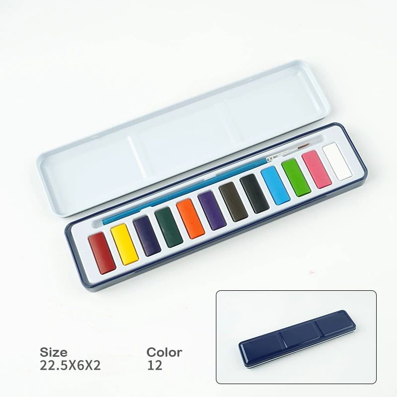 Color:blue box 12colors