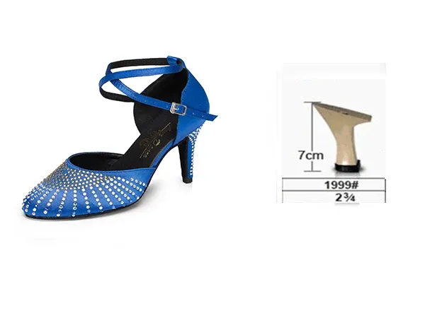 Blue heel 7cm