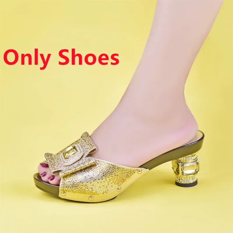 Gold Only Shoes