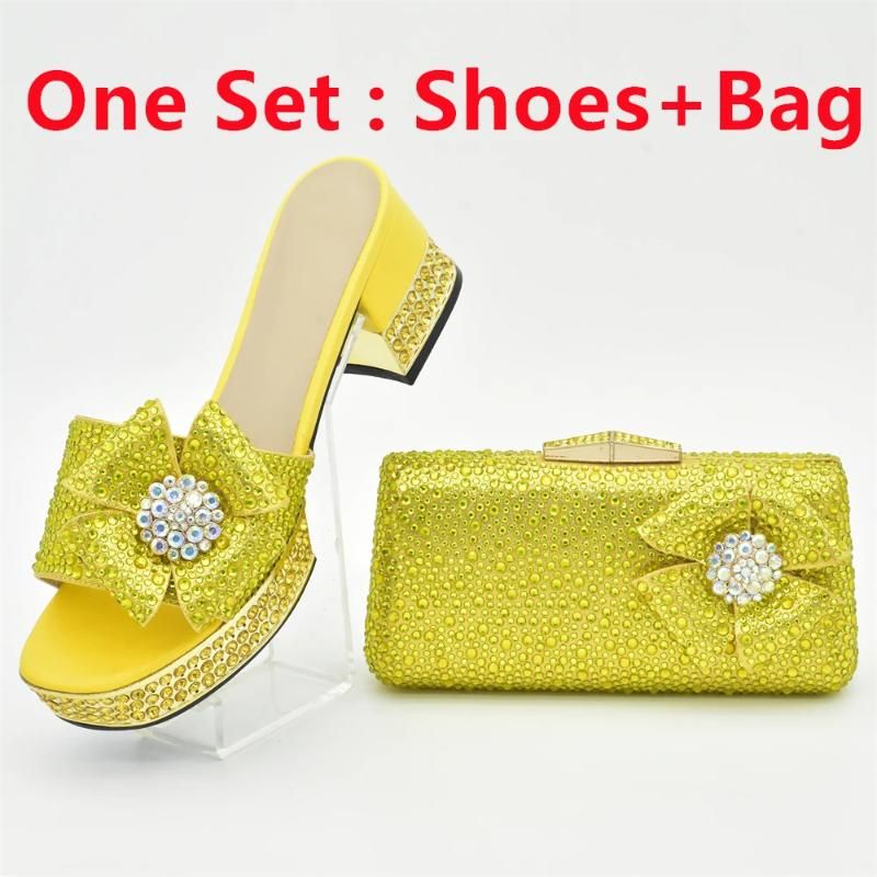 Yellow Shoes and Bag