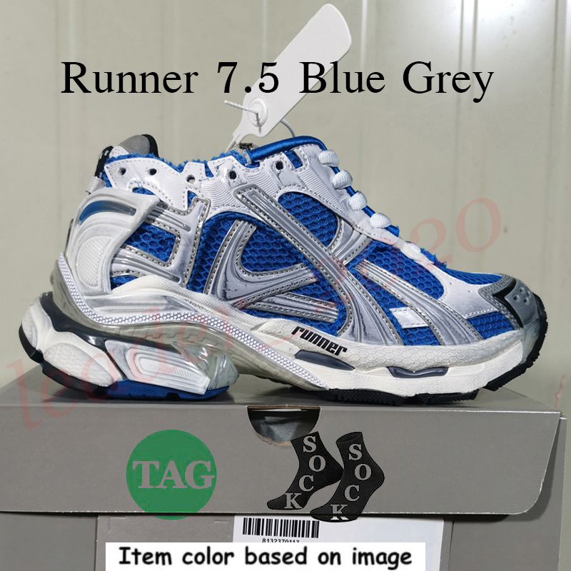 A3 35-46 Runner 7.5 Blue Grey