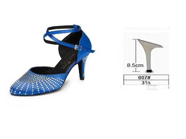 Blue heel 8.5cm