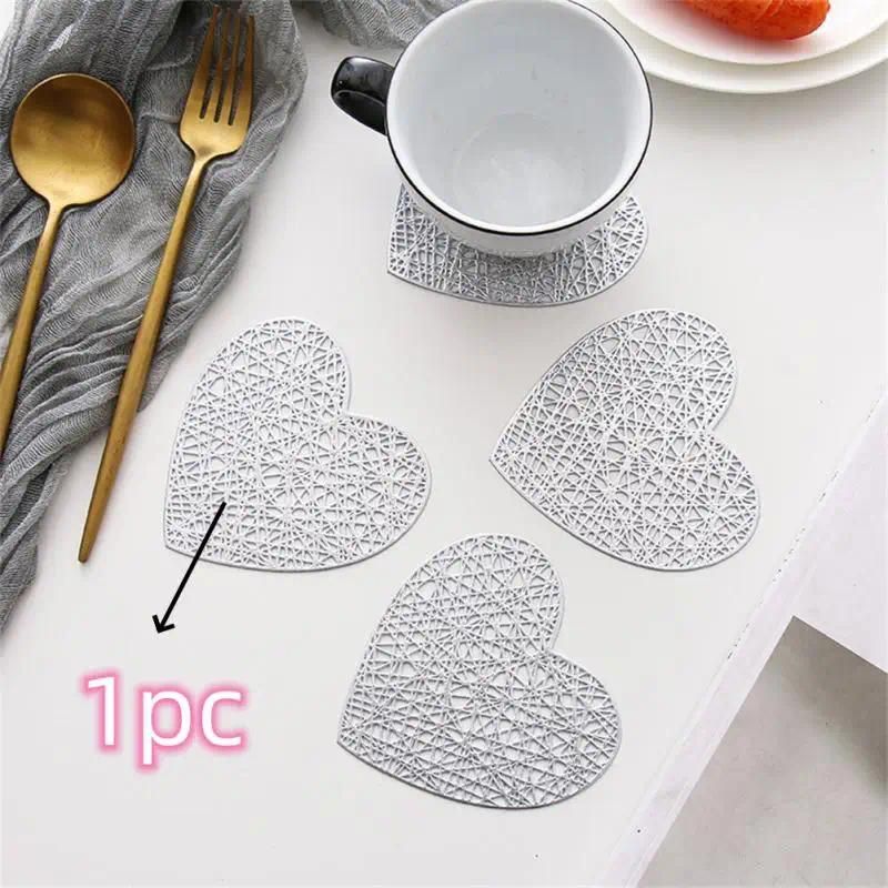 15cmX15cm 1pc CHINA Heart Silver