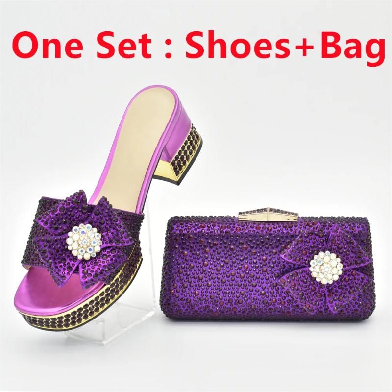 Purple Shoes and Bag