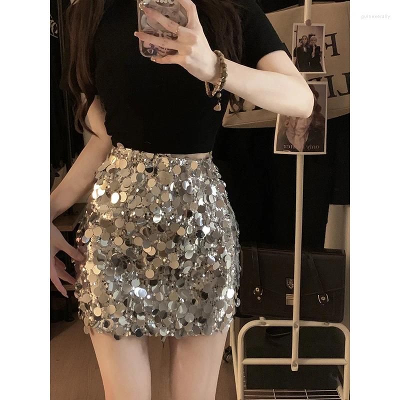 Silvery skirt