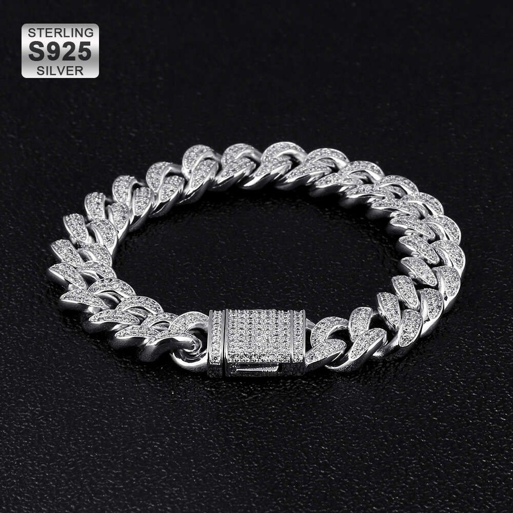 Bracelet en argent-17,5 cm