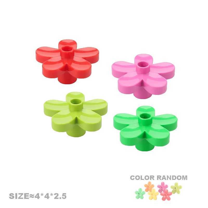 4pcs Fleurs Round