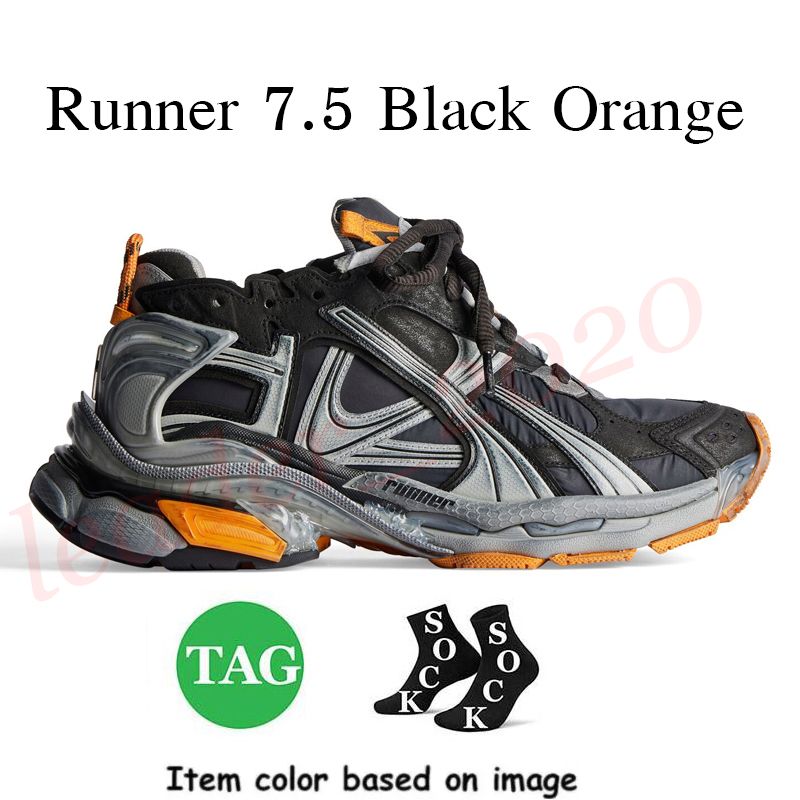 A10 35-46 Runner 7.5 Black Orange