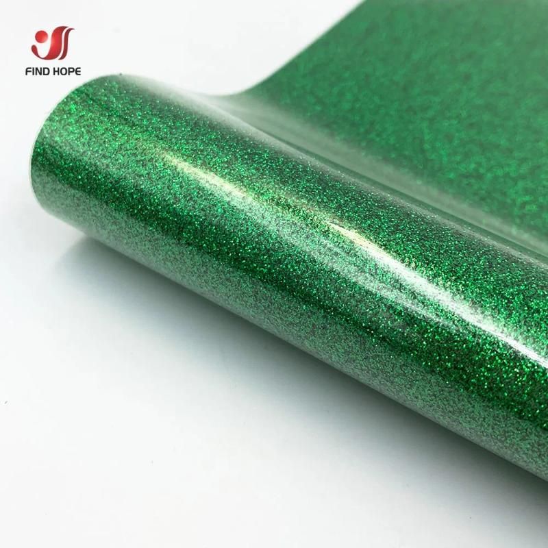 30cm x 25cm Glitter Green