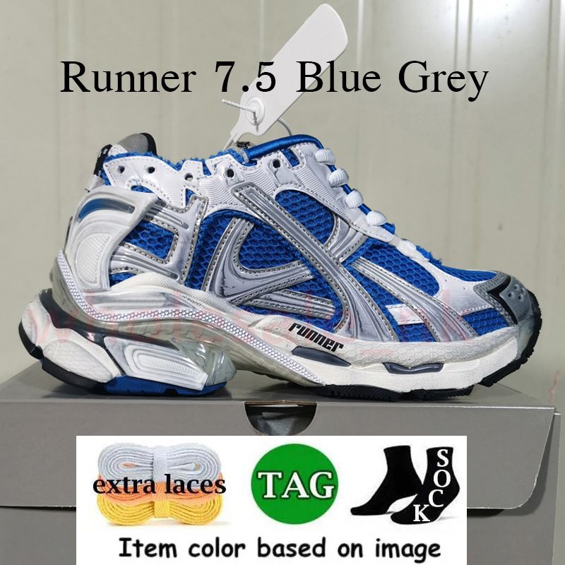 B9 35-46 Runner 7.5 Blue Grey