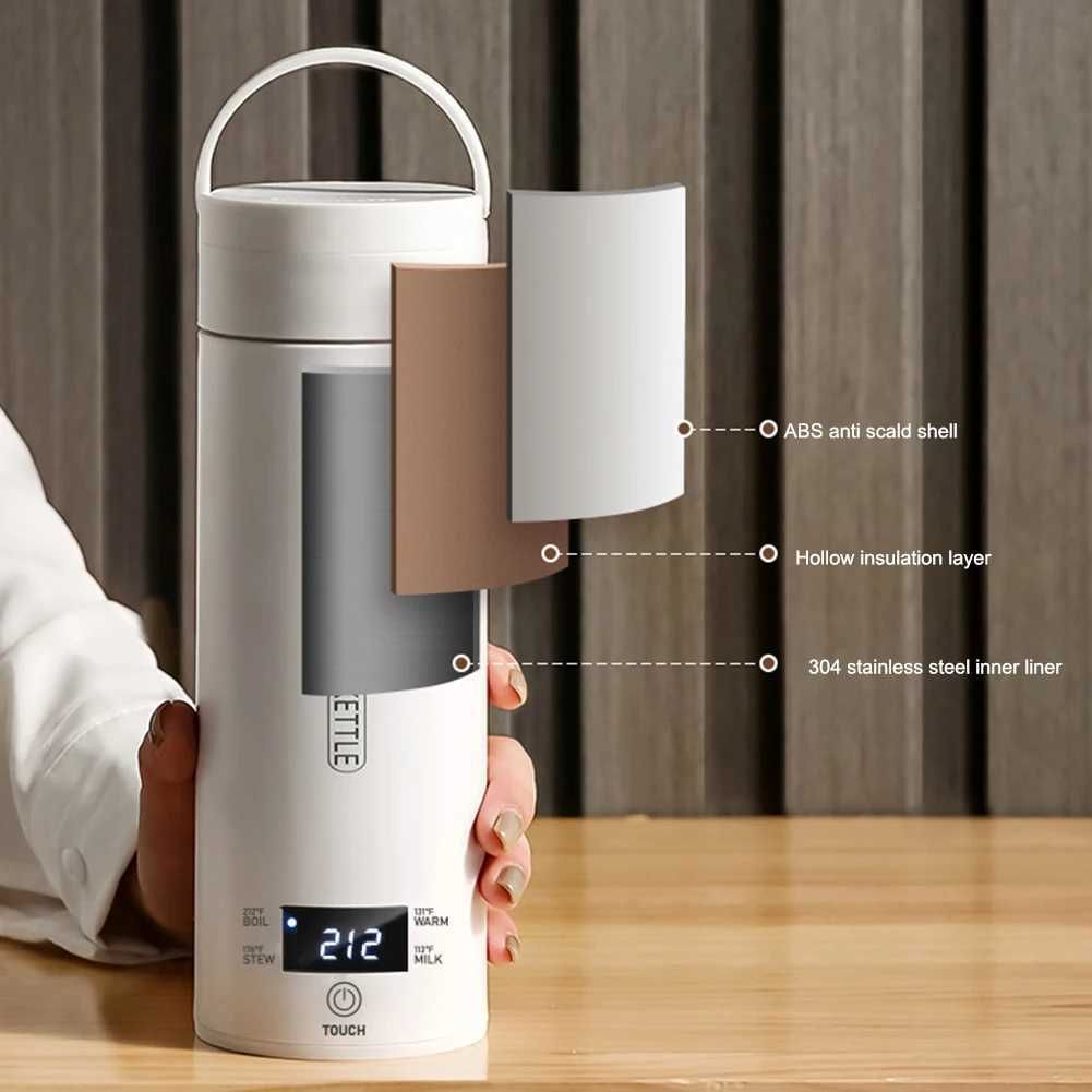 Travel Electric Kettles 500ML Portable 4 Travel Electric Kettles 500ML Portable - Image 4