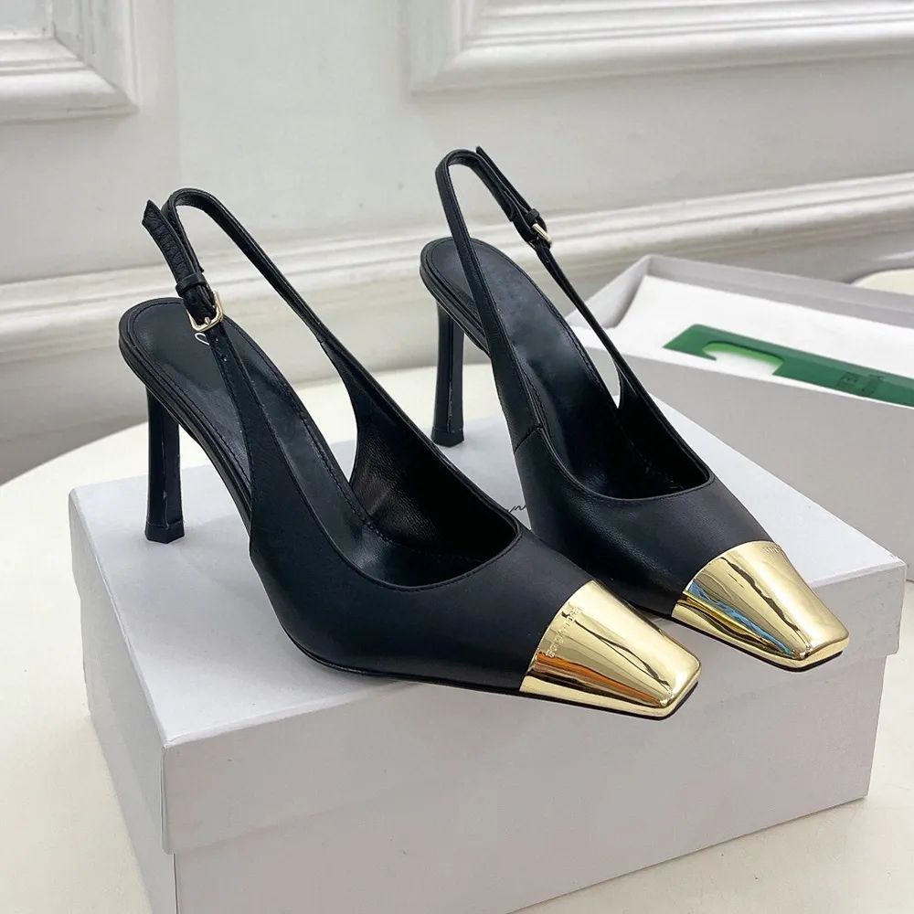 Black SlingBack 9.5cm