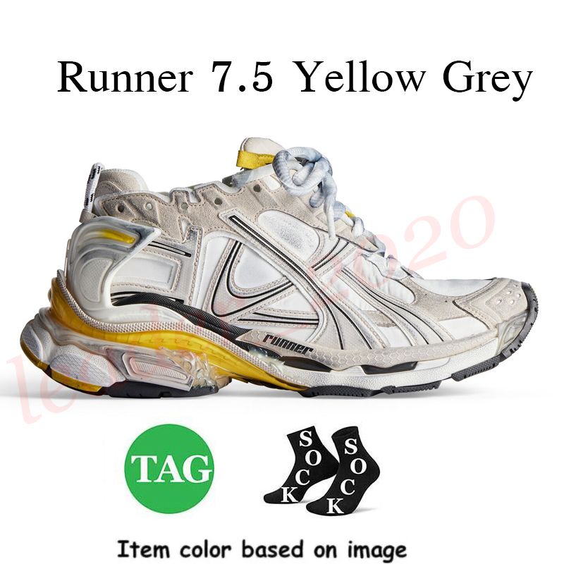 A6 35-46 Runner 7.5 Yellow Grey