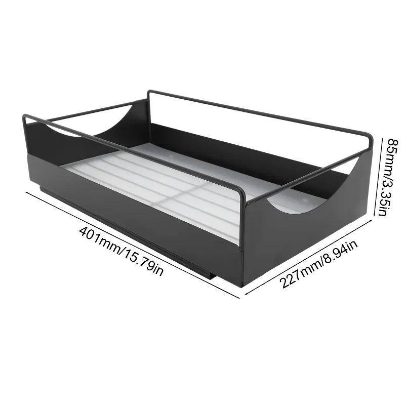 Czarny M40x22.7x8.5 cm