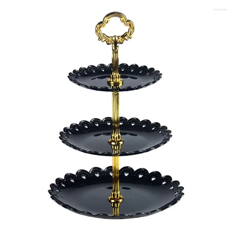 3-Tier Black